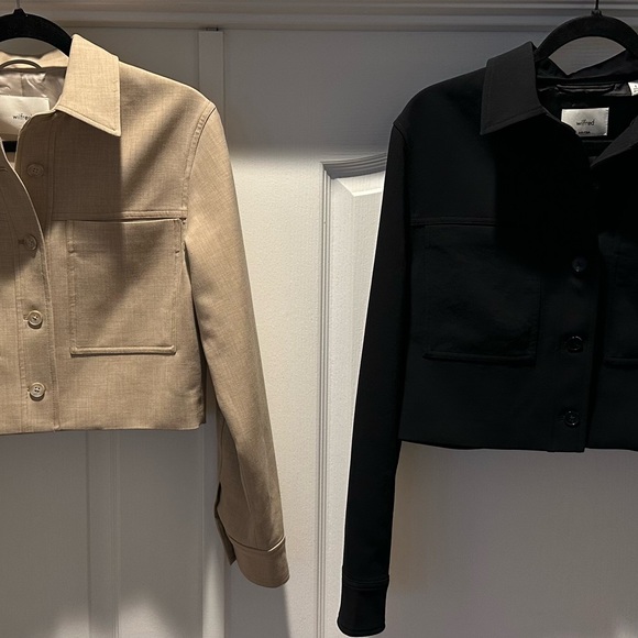 Aritzia Tan Cropped Jacket - Picture 3 of 3